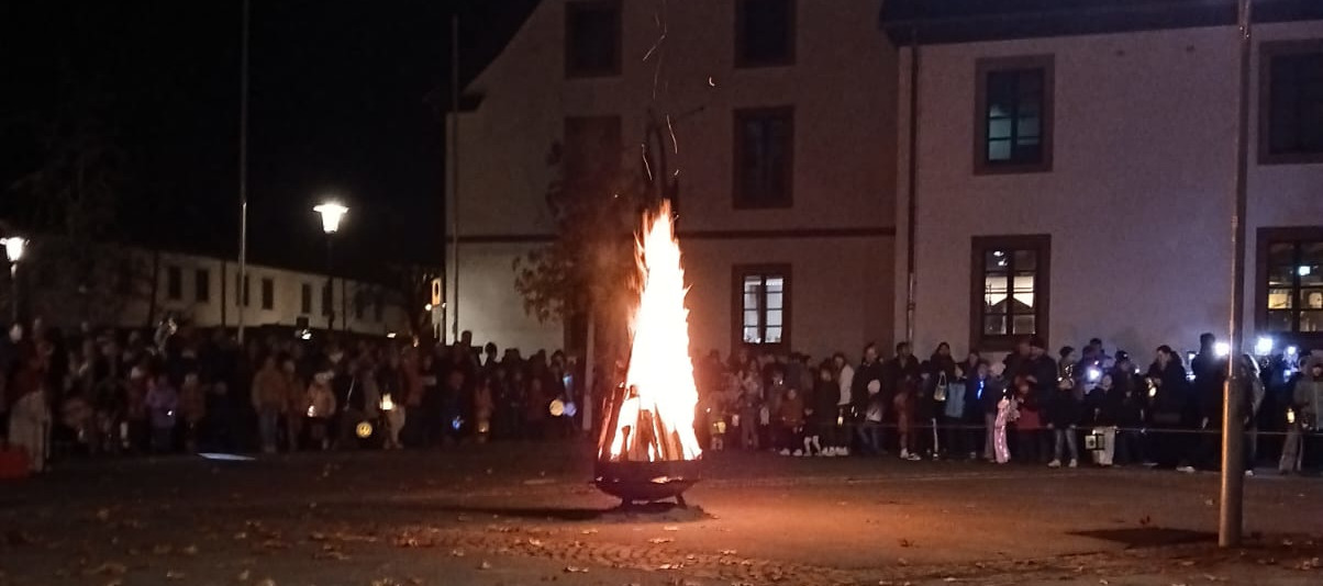 Pfadfinder beim Martinsumzug