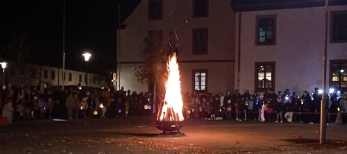 Pfadfinder beim Martinsumzug